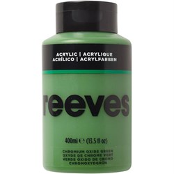 REEVES ACRYLIC ARTIST PAINT 400ml Chromium Green